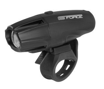 Велосипедная фара FORCE SHARK 700LM USB, black 452103 фото