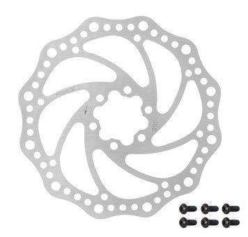 Ротор FORCE 160 mm, 6 holes, silver 42405 фото