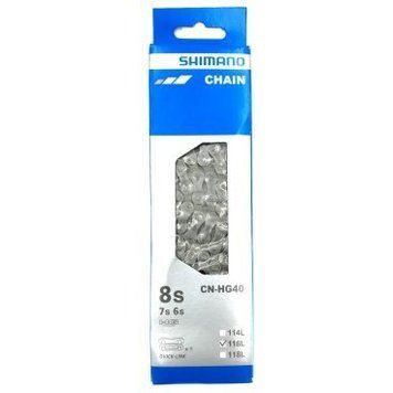 Цепь SHIMANO CN-HG40 6/7/8 speed ECNHG40116Q фото