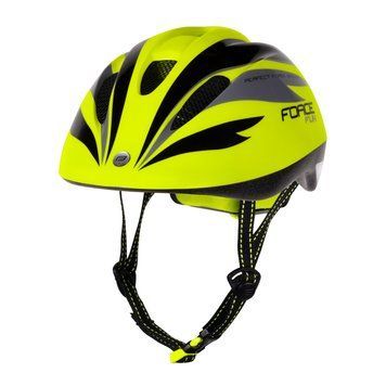 Шлем FORCE FUN STRIPES child. fluo-black-grey S 9022456 фото