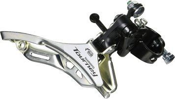 Переключатель передний Shimano Tourney FD-TY300 Down Swing / Down Pull Front Derailleur 3x6/7 - High Clamp - black/silver Clamp diameter - 28,6 mm (EFDTY3 EFDTY300DSDS6 фото