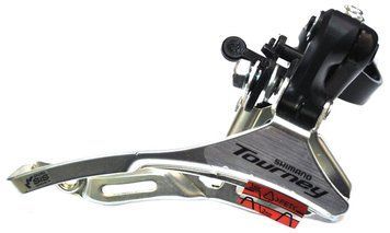 Переключатель передний Shimano Shimano Tourney FD-TY300 Down Swing / Top Pull Front Derailleur 3x6/7 - High Clamp - black/silver Clamp diameter - 31,8 mm (EFDTY3 EFDTY300DSTM6 фото