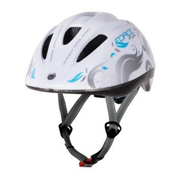 Шлем FORCE FUN FLOWERS child. white-grey-blue S 9022460 фото