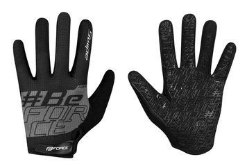 Велоперчатки FORCE MTB SWIPE summer, black-grey L 905725 фото