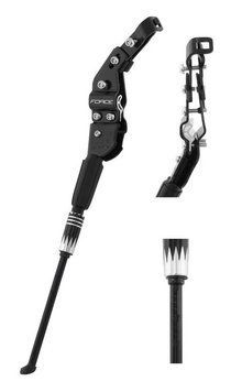 Подножка FORCE NEO 24-28" Al rear+reduction,black 48107 фото