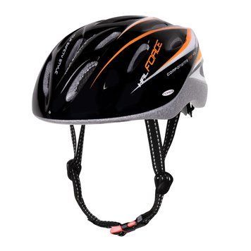 Шлем FORCE HAL. black-orange-white XS - S 902480 фото