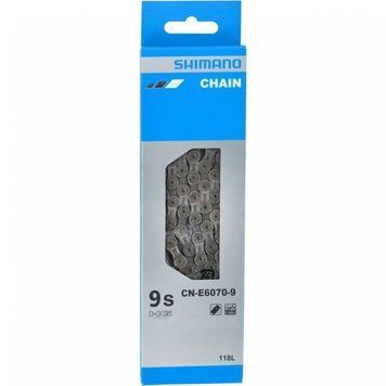 Цепь SHIMANO E-Bike CN-E6070 9 speed 118L ICNE60709118I фото