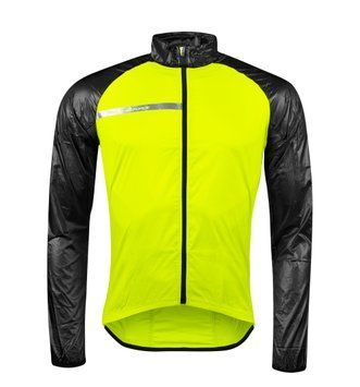 Куртка jacket FORCE WINDPRO windproof, fluo-black L 8997922 фото