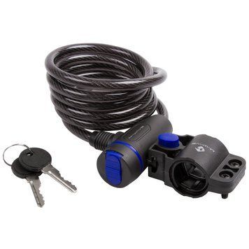 Велозамок M-WAVE S 8.15 spiral cable lock 233830 фото