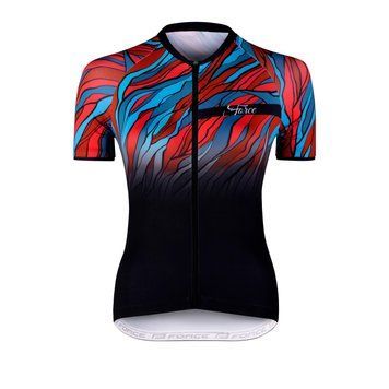 jersey F LIFE LADY short sl, blk-petrol bl-red M 90013139 foto