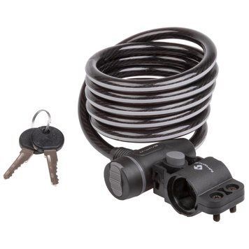 Велозамок M-WAVE S 10.18 Illu spiral cable lock 230961 фото