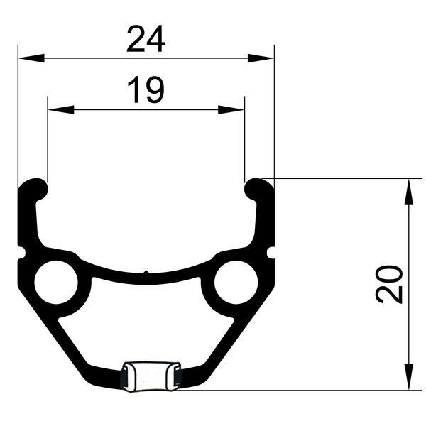 Janta RMX L 719" 26", 559 x 19 mm, 32 H 380272 foto
