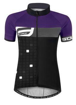 jersey F SQUARE LADY short sl, black-purple M 90013431 фото