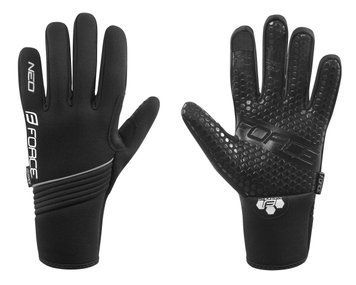 Велоперчатки neoprene FORCE NEO, black XXL 90465 фото
