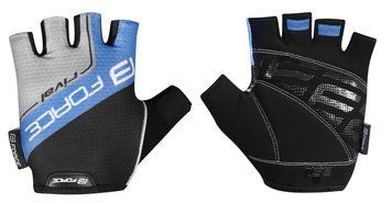 Велоперчатки FORCE RIVAL, black-blue L 9052444 фото